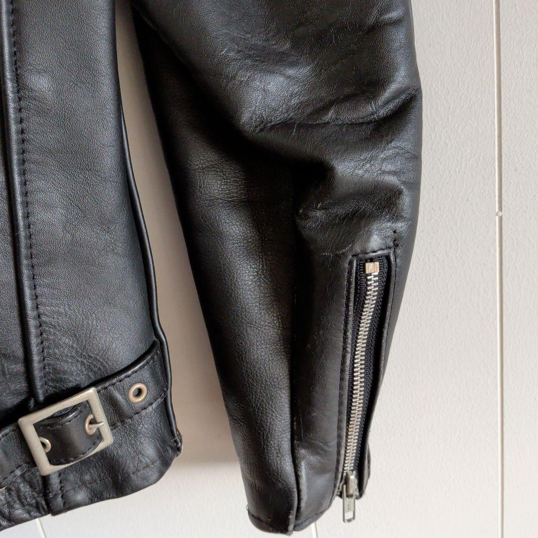 ジャケット・アウター schott leather jacket 36 black USA