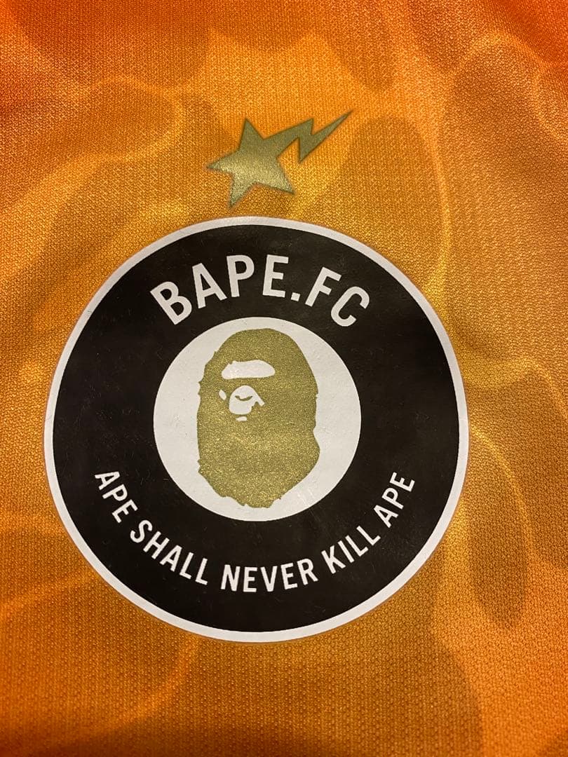 PUMA BAPE.FC サッカーシャツ　ゲーム　L グラデーション　プーマ　L