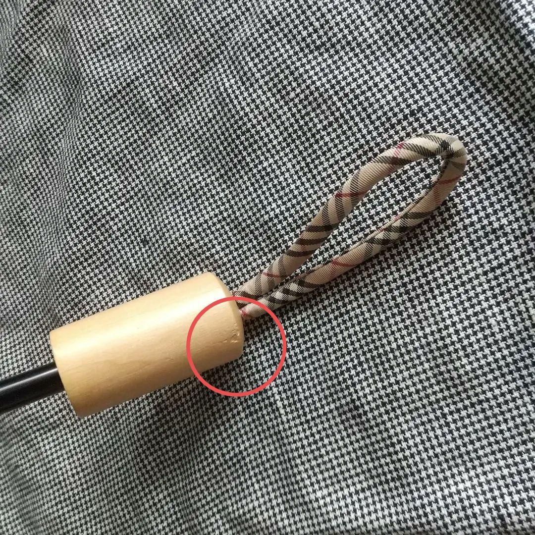 バーバリー BURBERRY ノバチェック ドット柄 フリル 折り畳み傘 日傘