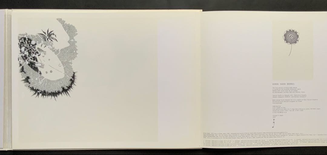 『HIROE SAEKI WORKS』画集　佐伯洋江　ケント紙にシャープP　レア