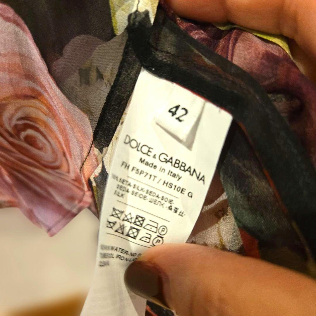 ドルチェ&ガッバーナ! SILK薔薇のお花いっぱいのシアワセ&COOLブラウス。