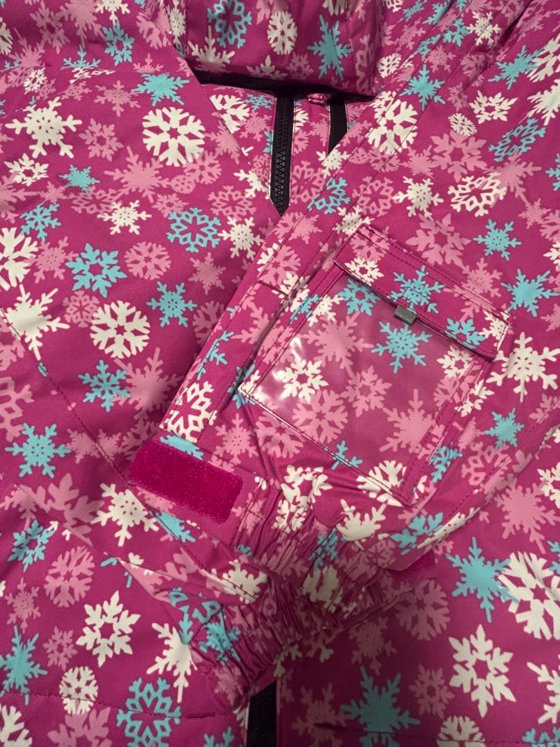 デサント DESCENTE 子供用ウィンターウェア 上下セット ピンク