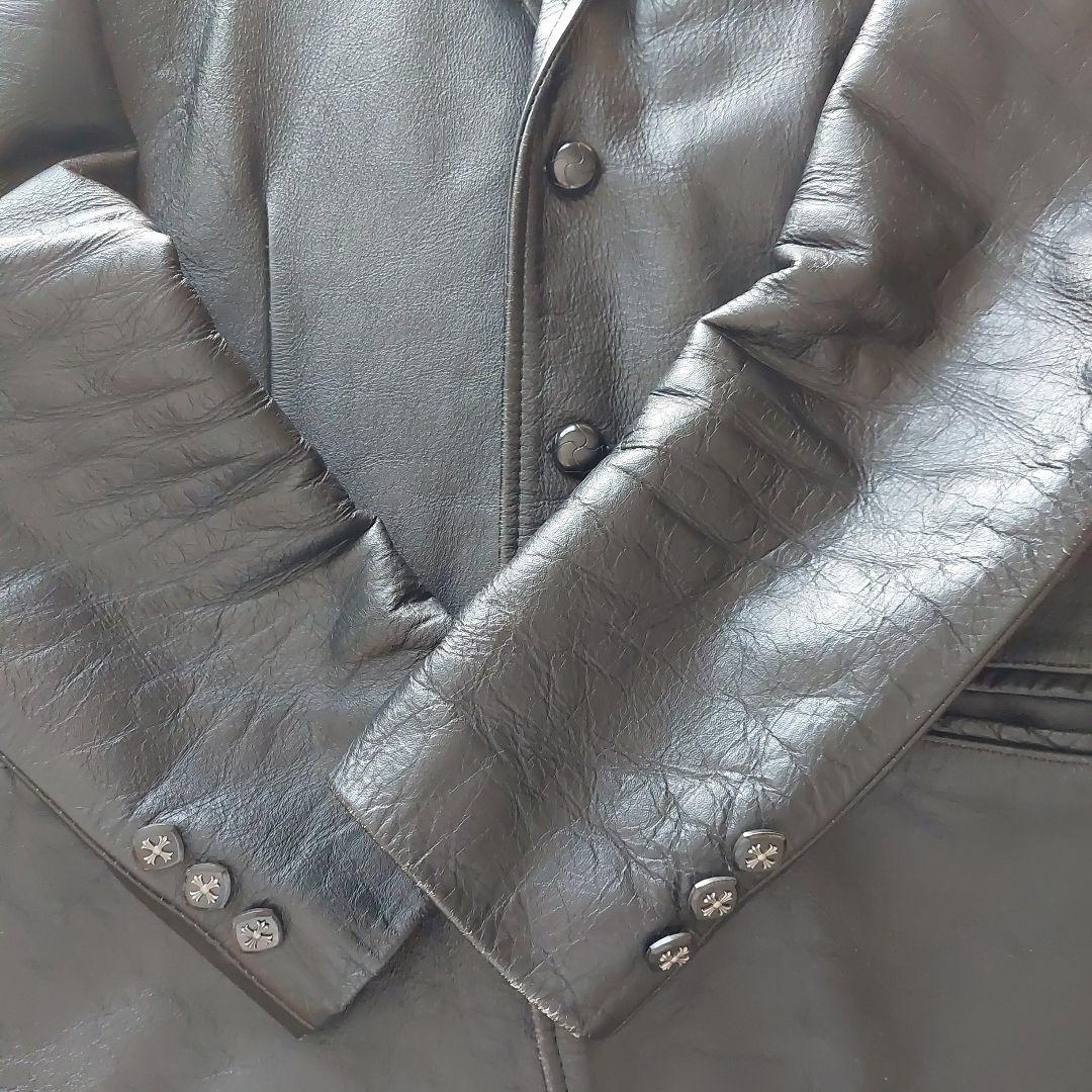エ*ン様 SAVOY CLOTHING レザージャケット 三つボタン サボイクロ