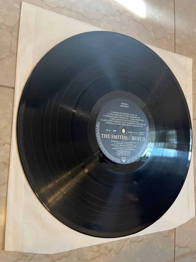 THE SMITHS BEST II UK盤アナログレコード