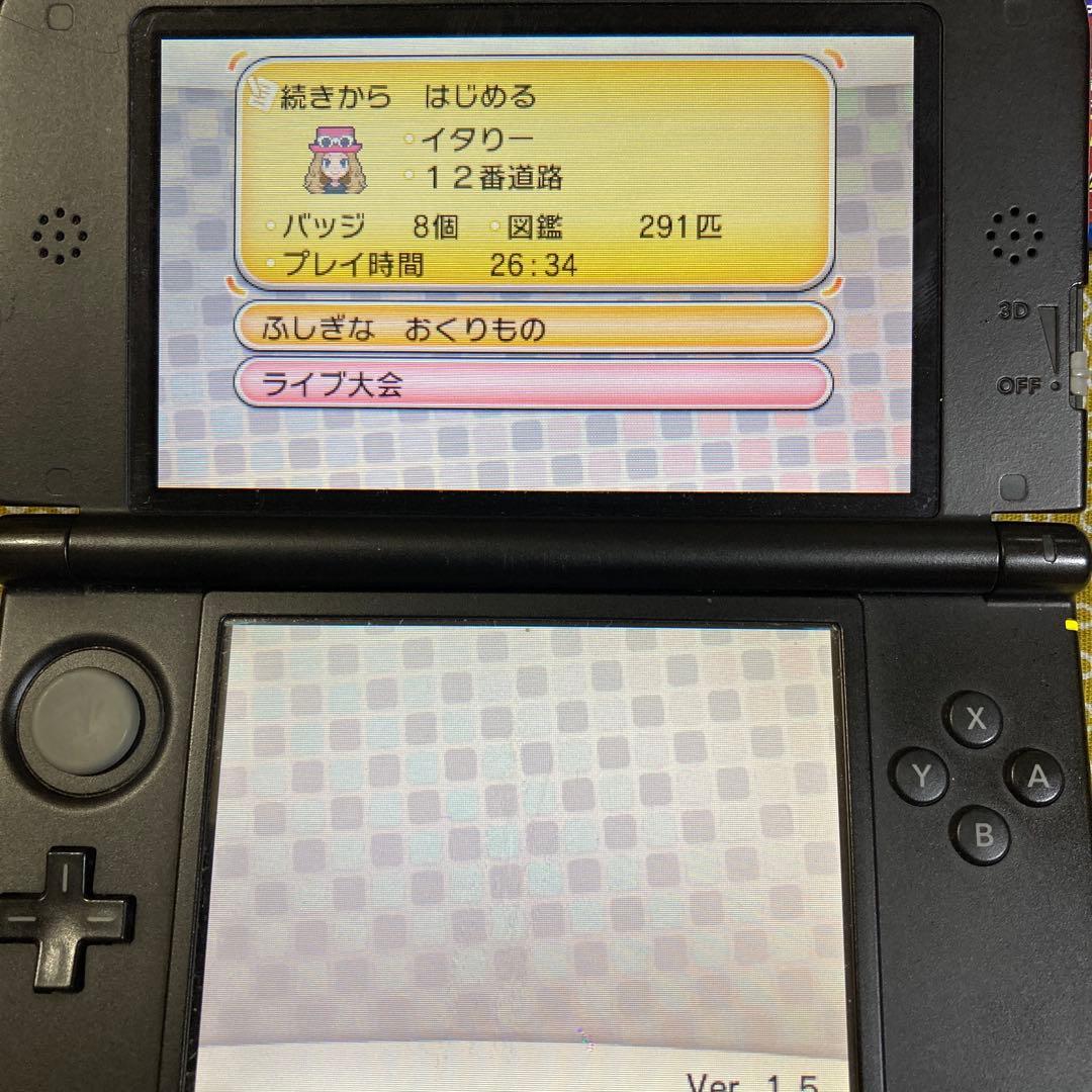 動作確認　ポケットモンスター アルファサファイア ウルトラサン　Y