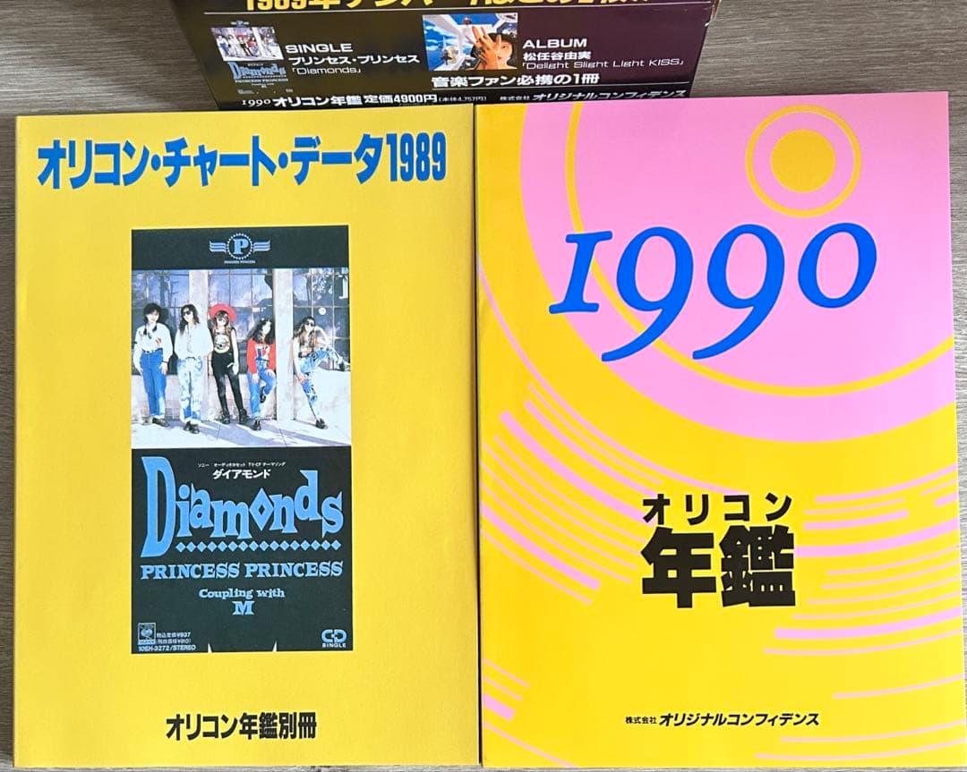 オリコン年鑑　1990年～1992年　3冊セット