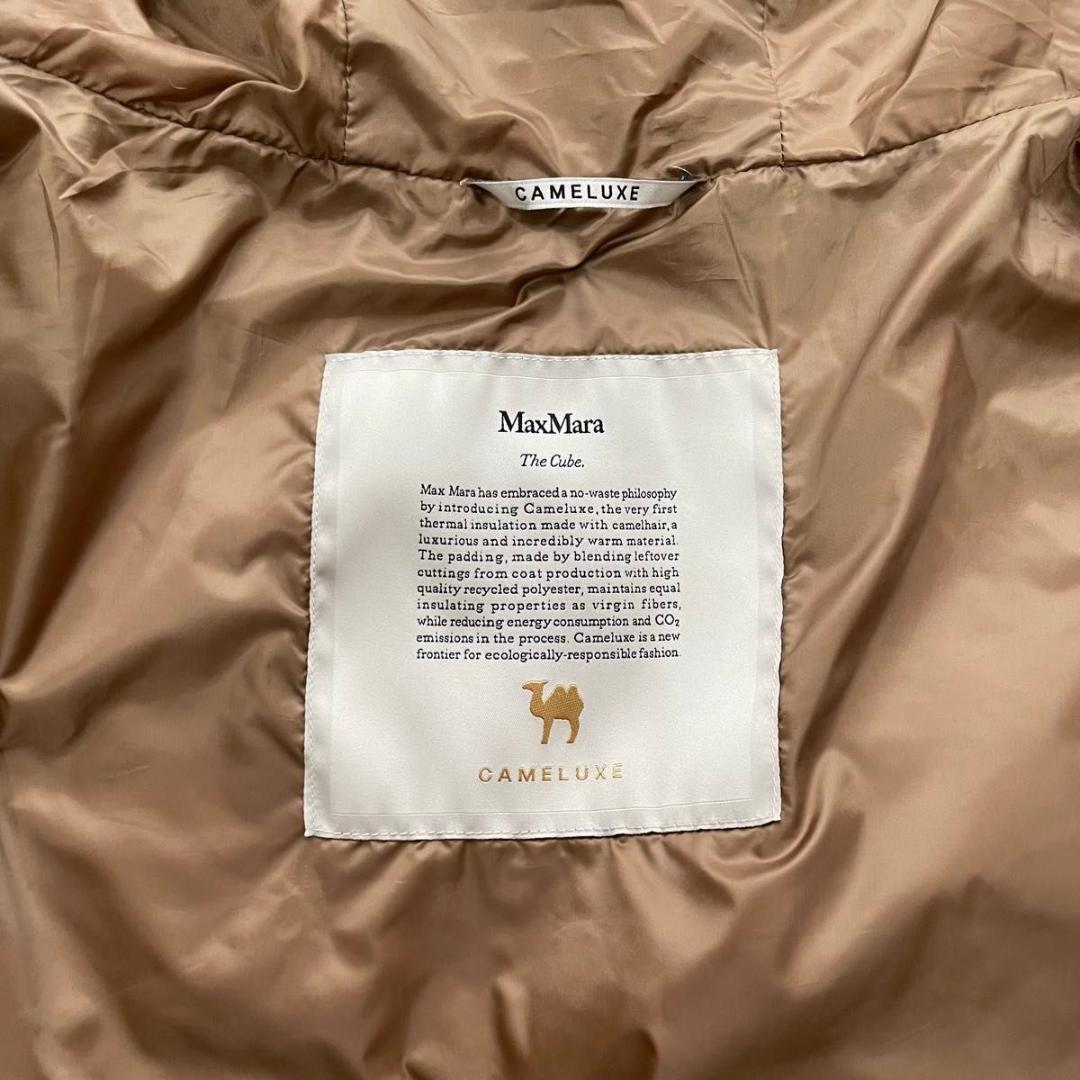 MaxMara The Cube CAMELUXE ケープ　ポンチョ　中綿　M