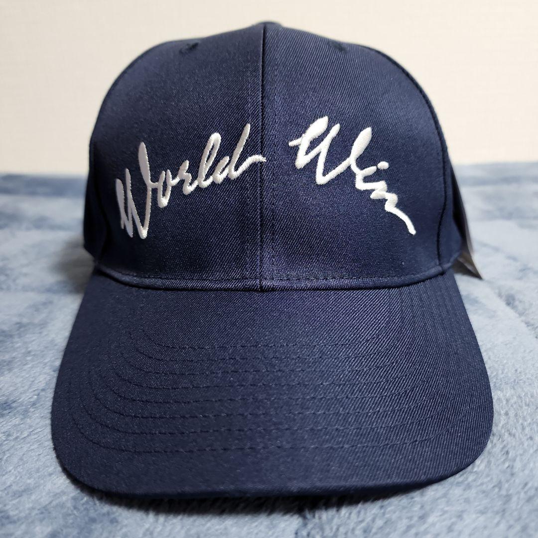 ミズノ　美津濃　MIZUNO　World Winマークキャップ　紺　新品未使用