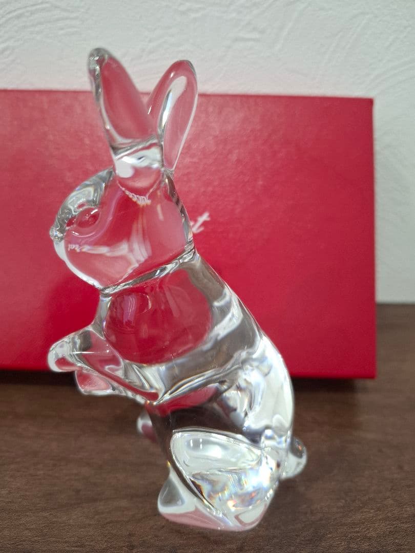 Baccarat クリスタルウサギ 置物