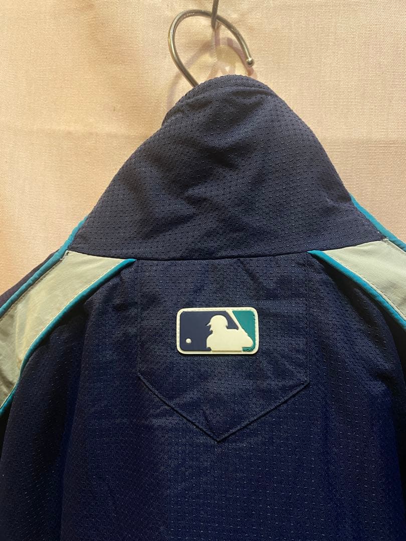 マジェスティック　マリナーズ　ナイロンジャケット　MLB フリース