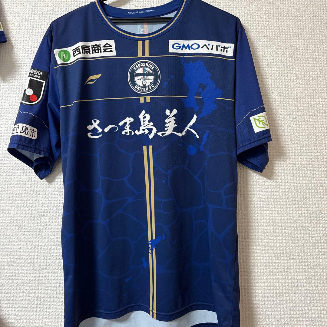 鹿児島ユナイテッドFC 山口卓己27番 サイン入りサッカーシャツ