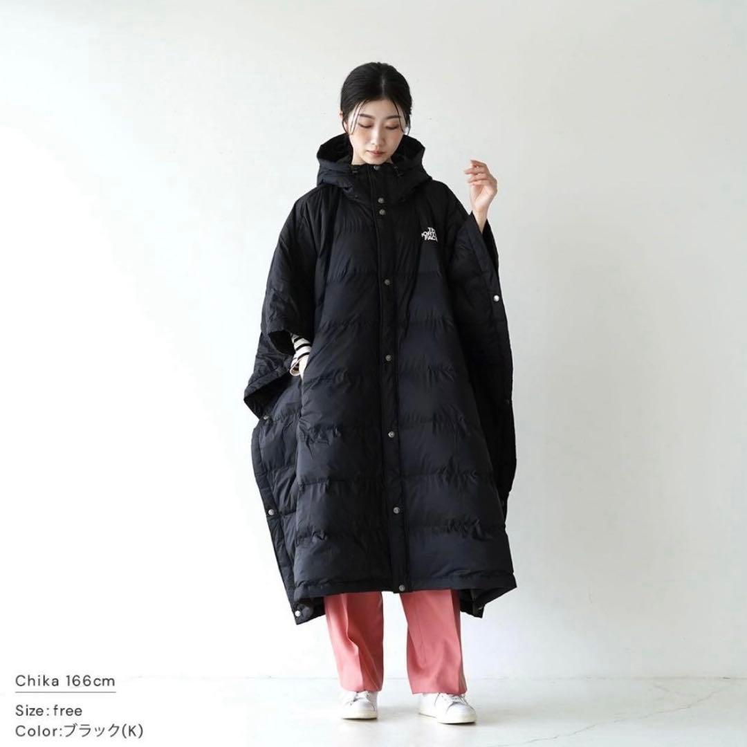 THE NORTH FACE パデッドポンチョコート フリーサイズ 新品未使用