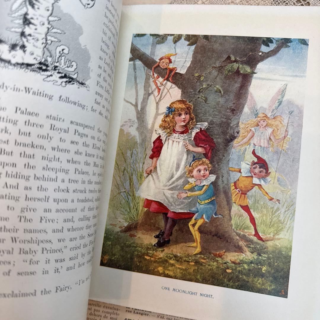 稀少アンティーク美しいヴィクトリアン絵本イギリス洋書　古書ジャンクジャーナル