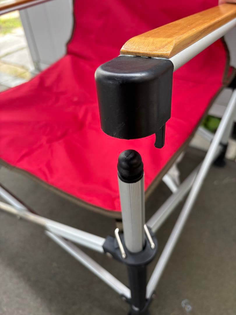 【一部不具合あり】Coleman ツーウェイキャプテンチェア（赤）２台セット