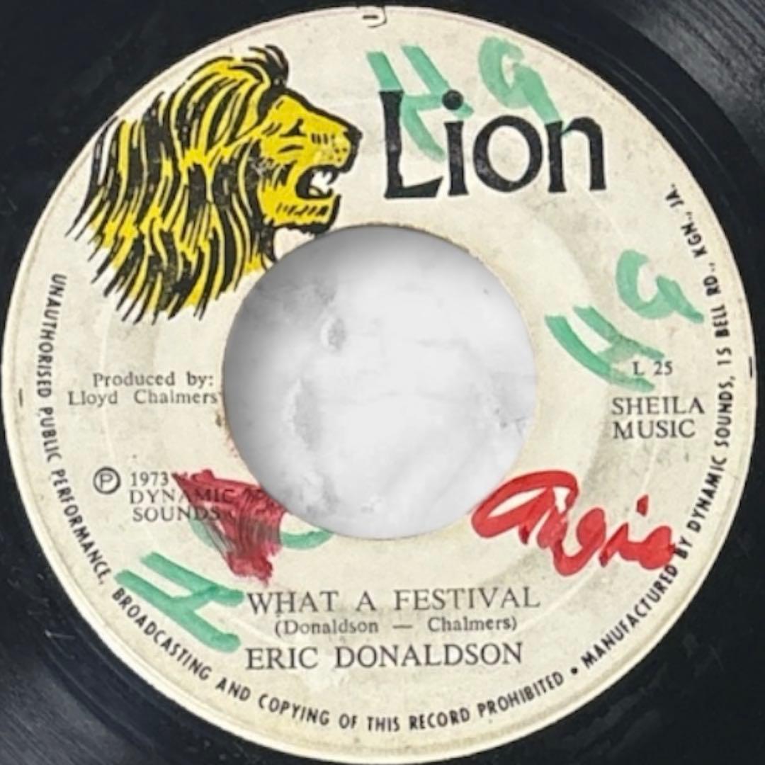 レゲエ WHAT A FESTIVAL ERIC DONALDSON レコード