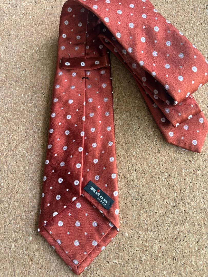 ネクタイ kiton キートン えんじ色