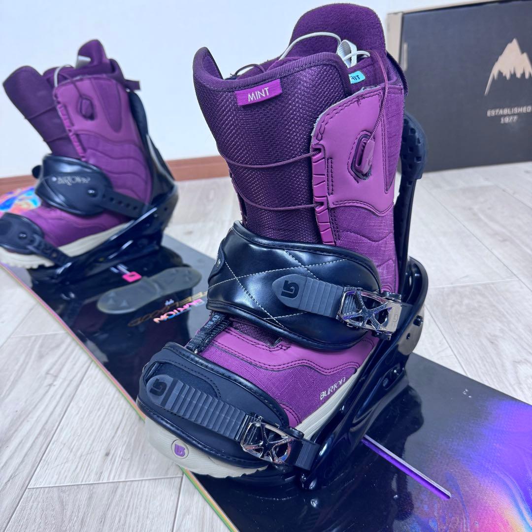 BURTON FEELGOOD 144cmレディース三点セット