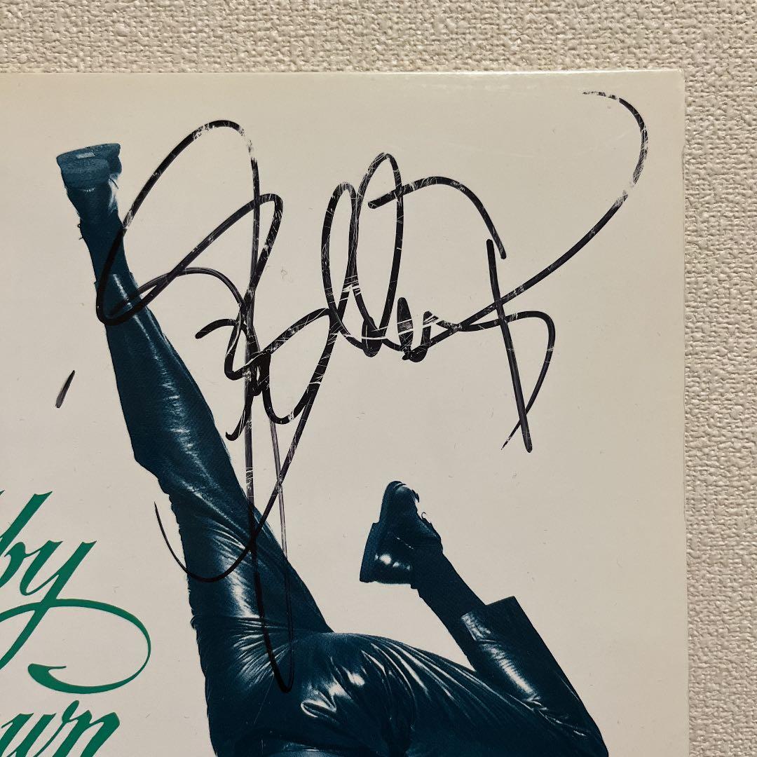 値下げBobby Brown サイン入りパンフレット NJS R&B