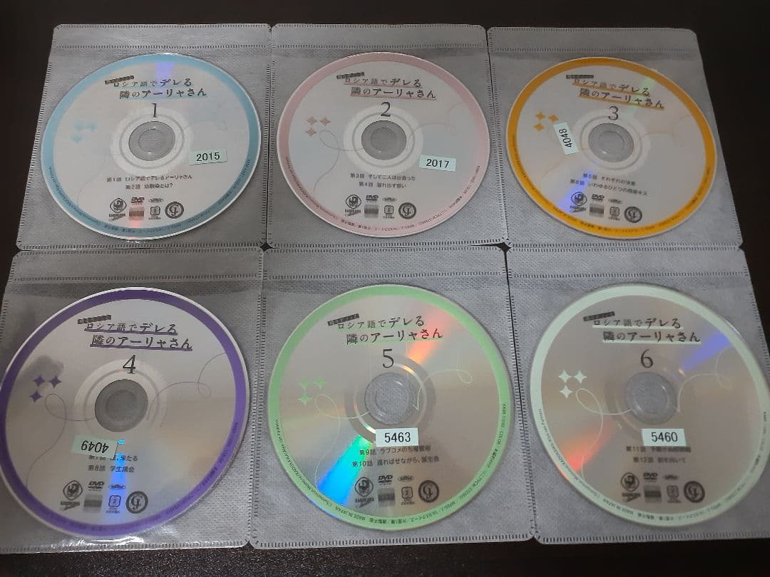 時々ボソッとロシア語でデレる隣のアーリャさん　全6巻セット　DVD
