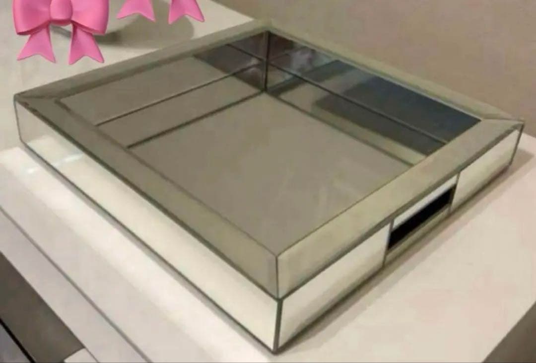 新品 ザラホーム ミラートレイ ❤︎ トレイ トレー 中サイズ