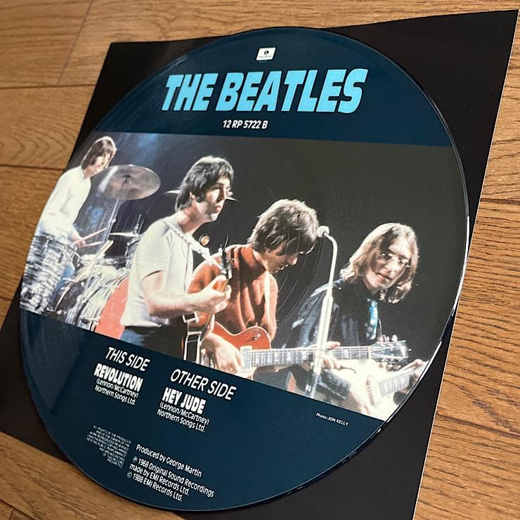 ★美品 UK限定盤 12インチ・ピクチャー盤 ビートルズ HEY JUDE