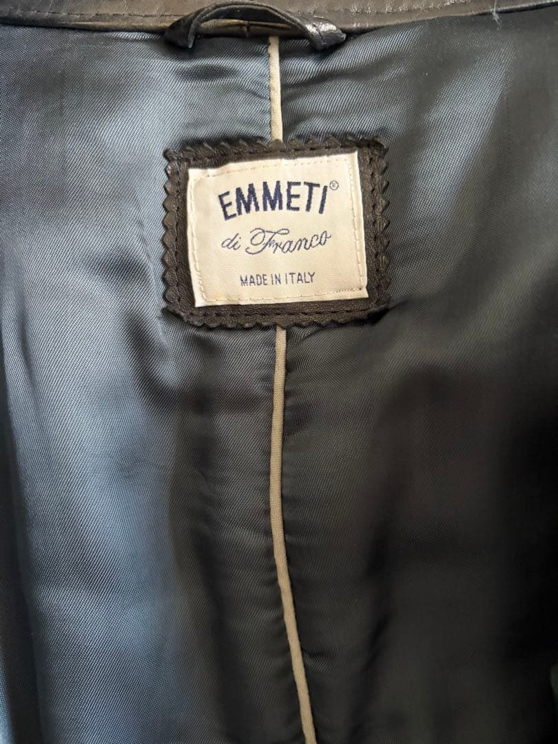 EMMETI シングルライダースジャケット　48