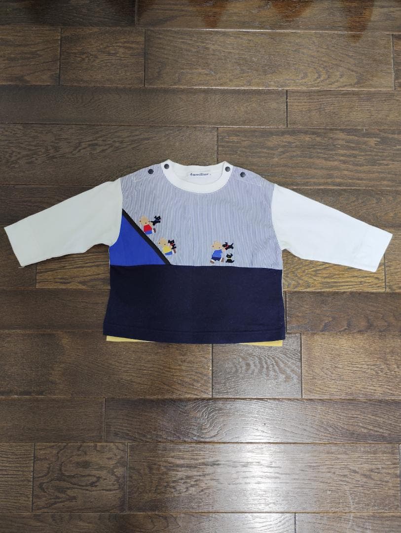 【現行品】familiar ファミリア トップス　ロンT 80cm