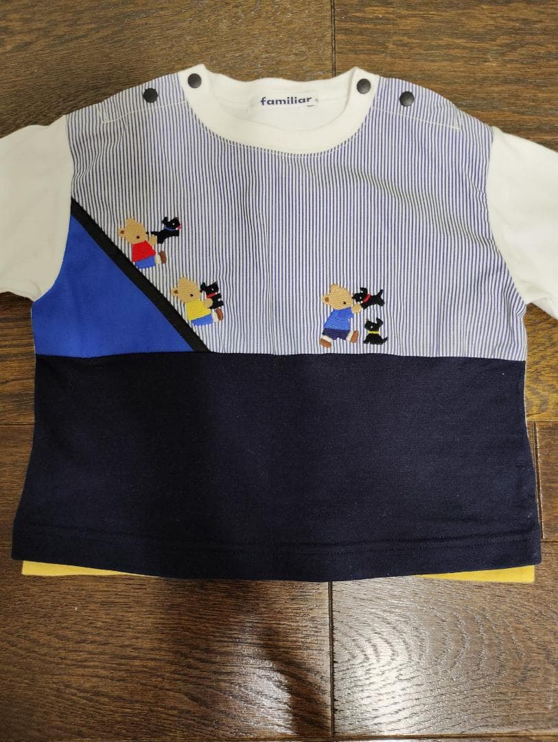 【現行品】familiar ファミリア トップス　ロンT 80cm