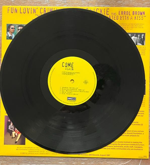 COME AGAIN オムニバス　2LP EMI100周年 LP レコード