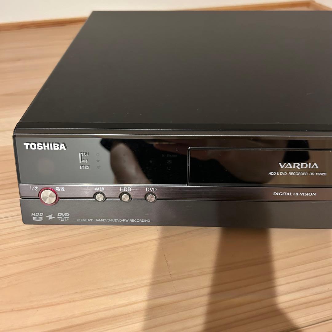 TOSHIBA 東芝 HDD&DVDビデオレコーダー RD-XD92