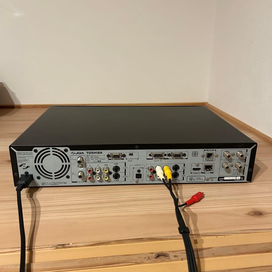 TOSHIBA 東芝 HDD&DVDビデオレコーダー RD-XD92