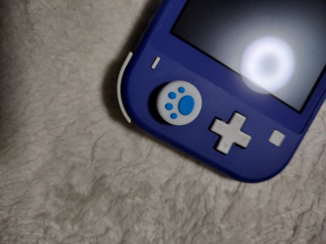 動作品Nintendo Switch Lite ブルー良品肉球カバーつき