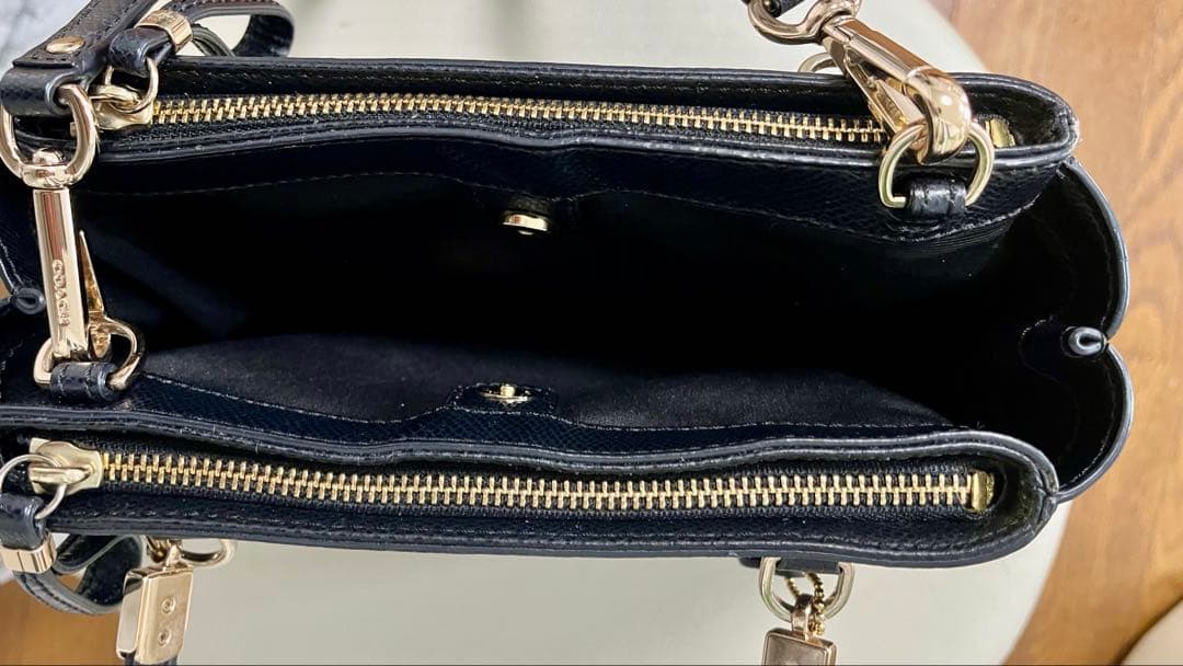 値下げ❗️卒業入学式‼️COACH コーチ 2WAY ハンドバッグ レザー ブラック