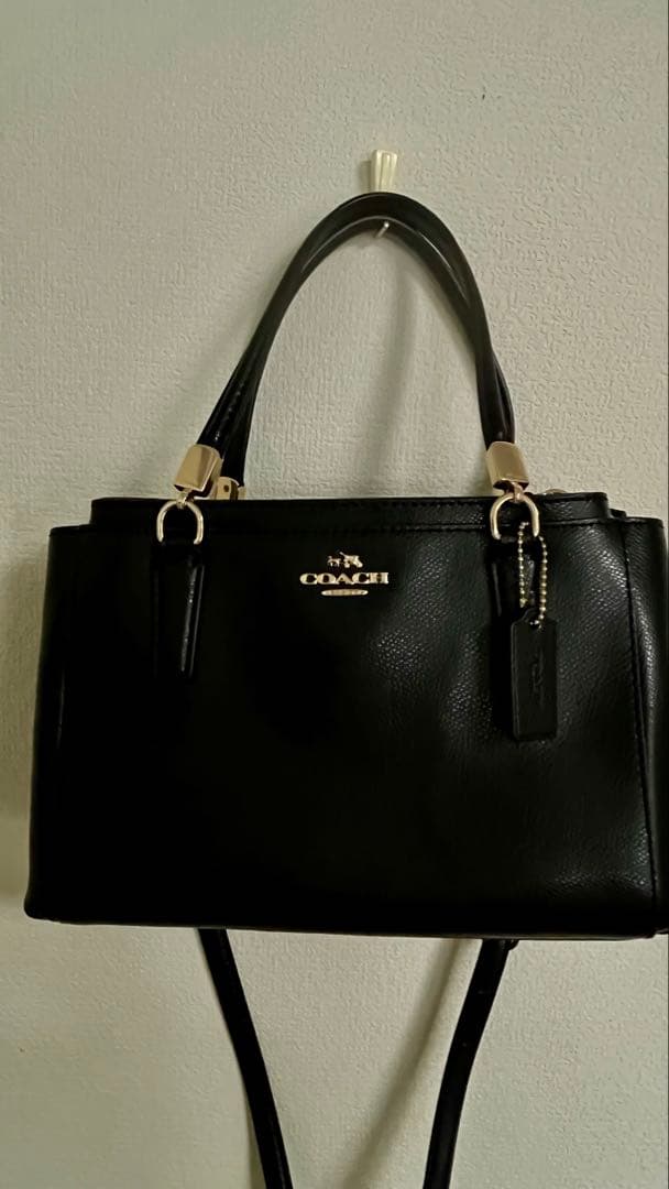 値下げ❗️卒業入学式‼️COACH コーチ 2WAY ハンドバッグ レザー ブラック