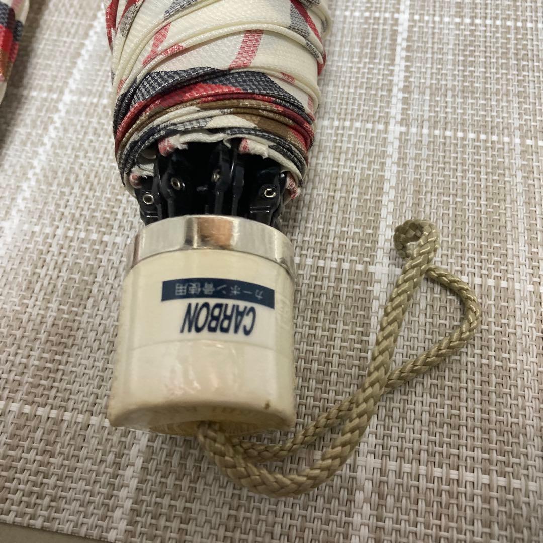 BURBERRY チェック柄 折りたたみ傘　　未使用品　保管品