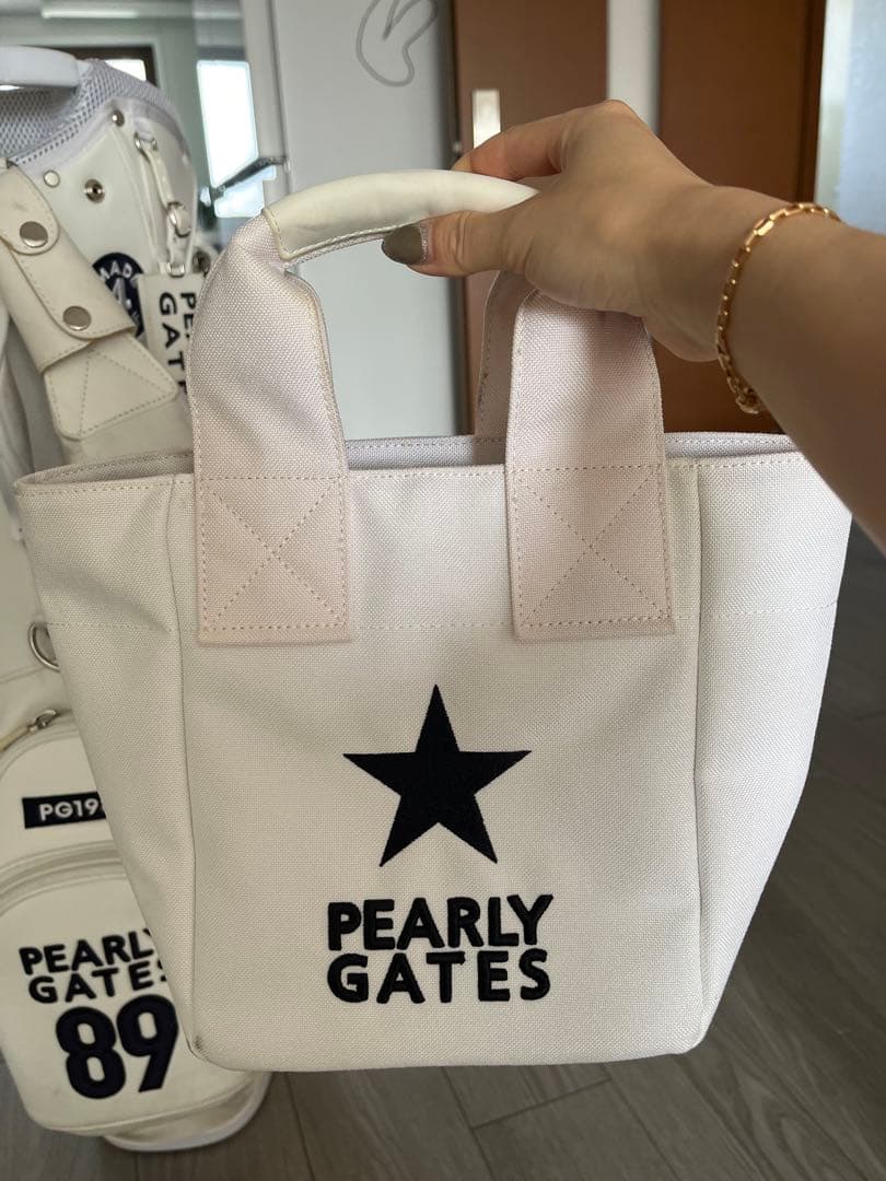PEARLY GATES ゴルフキャディバッグ ホワイト