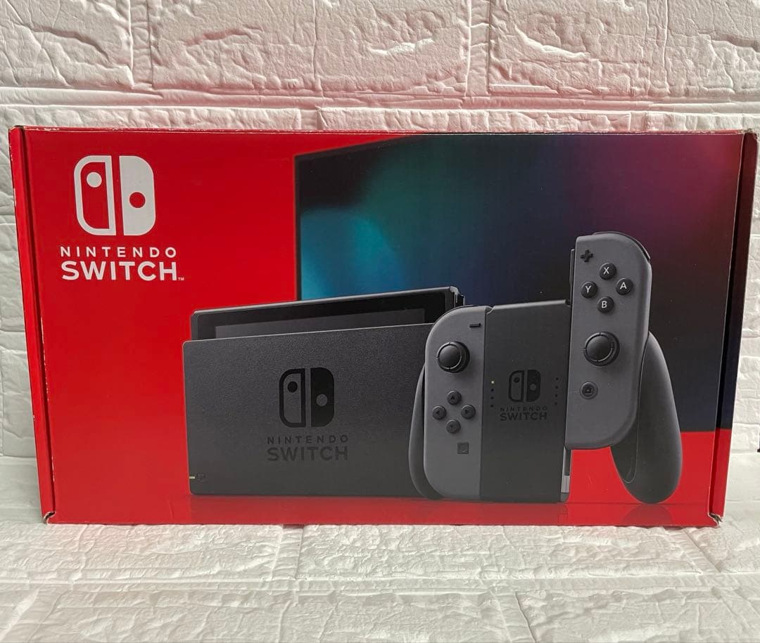 【バッテリー強化版】Nintendo Switch本体グレー・ホワイト/パープル