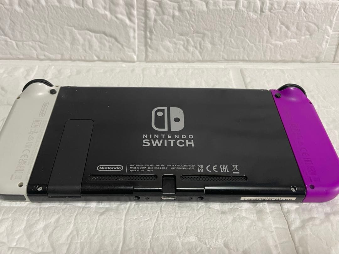 【バッテリー強化版】Nintendo Switch本体グレー・ホワイト/パープル