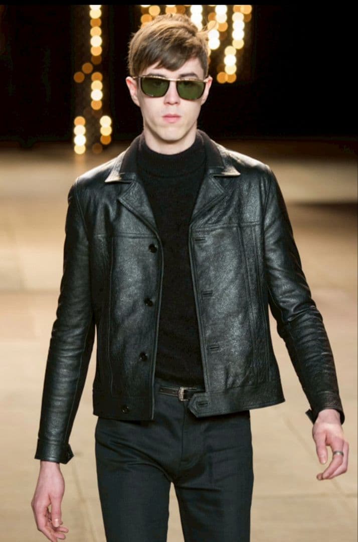スマイル様【中古】SAINT LAURENT PARIS レザージャケット 46