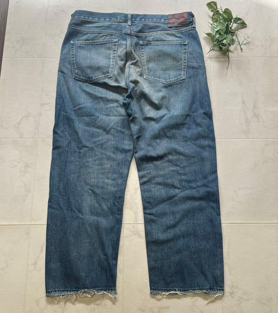 新品未使用タグ付　chimala チマラ　ヴィンテージ加工デニムパンツ　32