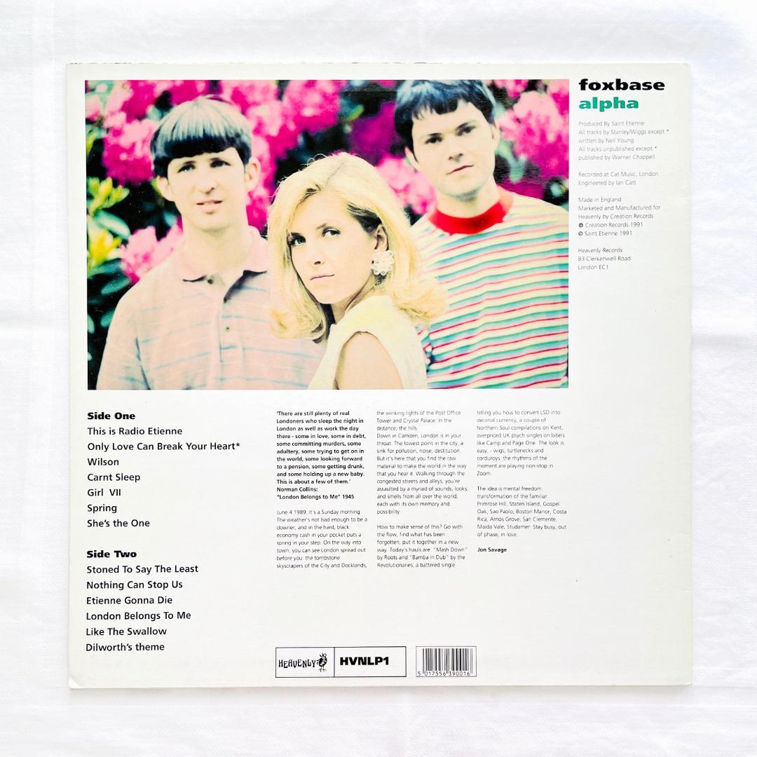 送料無料 Saint Etienne「Foxbase Alpha」オリジナル盤