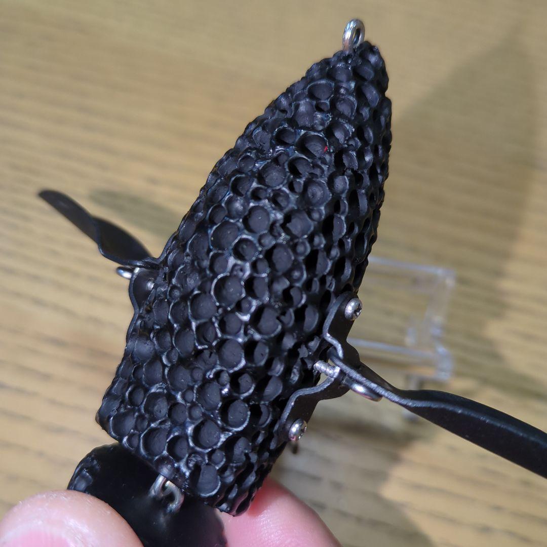 ハンドメイド ルアー ジョイントフカベイト風 クローラー 羽根モノ です