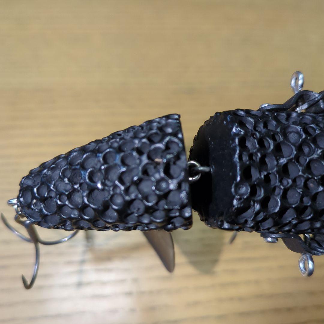 ハンドメイド ルアー ジョイントフカベイト風 クローラー 羽根モノ です