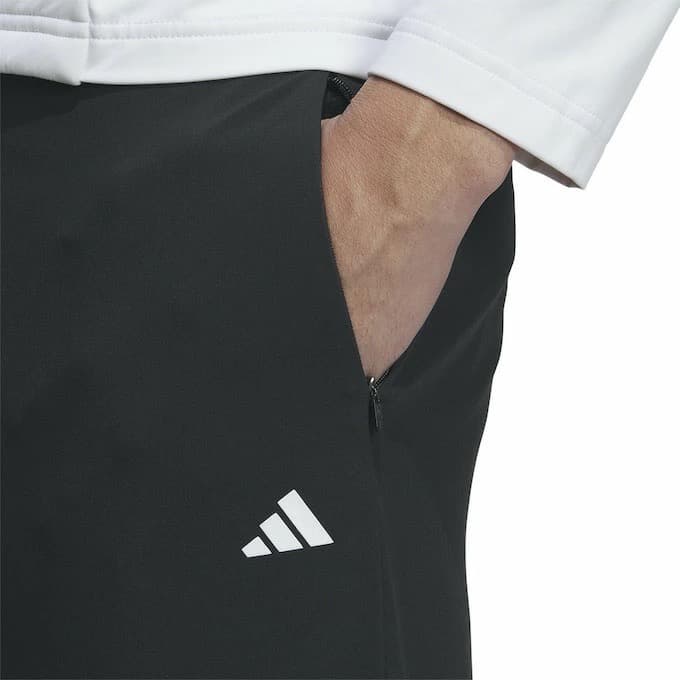 【76】秋冬 定価27,500円 アディダス ゴルフ 中綿 テーパードパンツ 黒