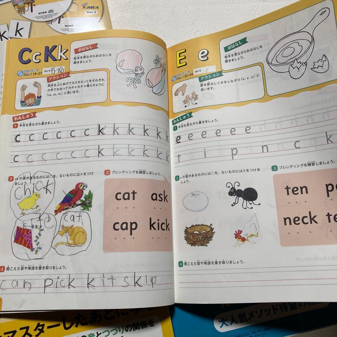 はじめてのジョリーフォニックス　1、2　ティーチャーズ　スチューデント