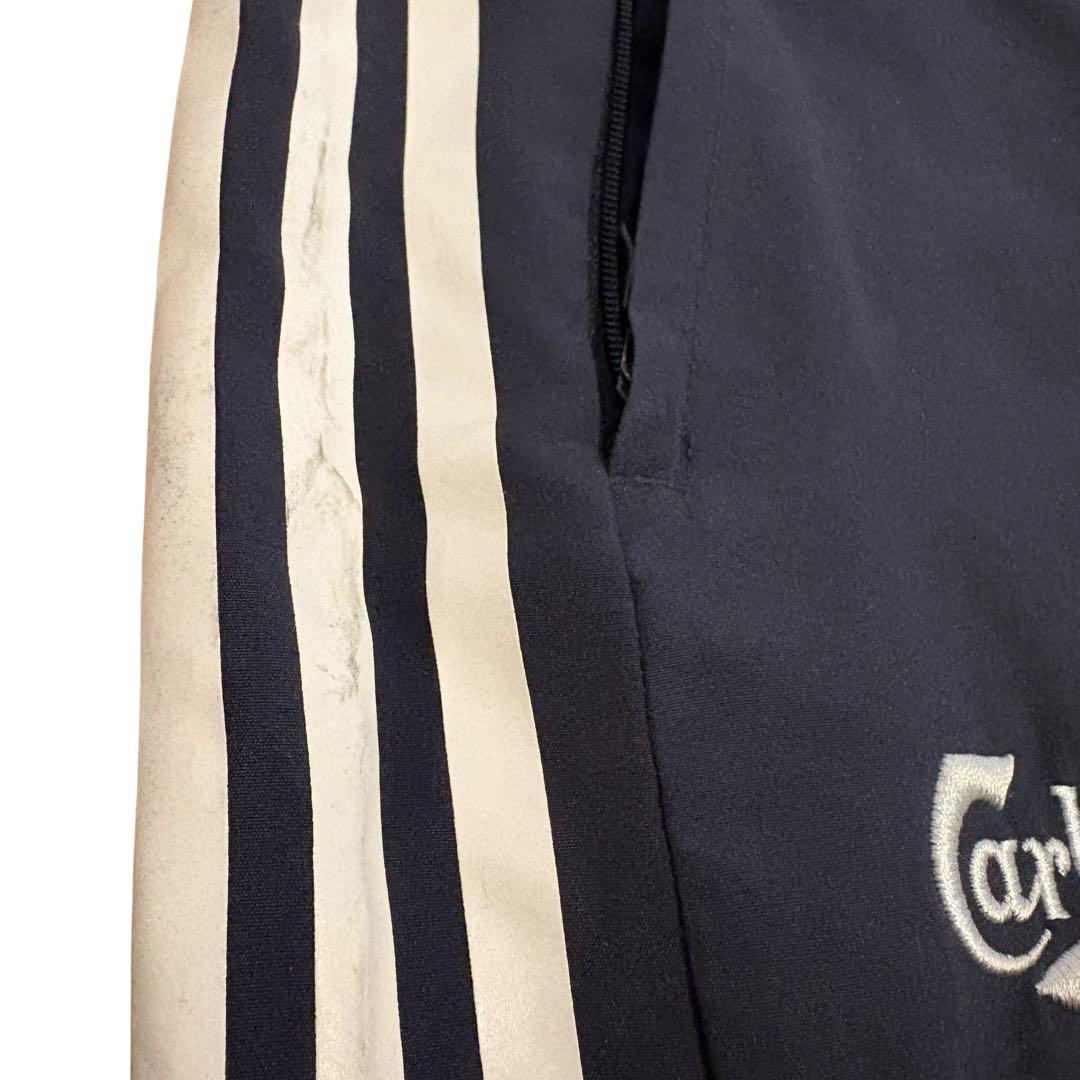 レア　adidas リバプールFC ジャージパンツ ネイビー　刺繍　アディダス