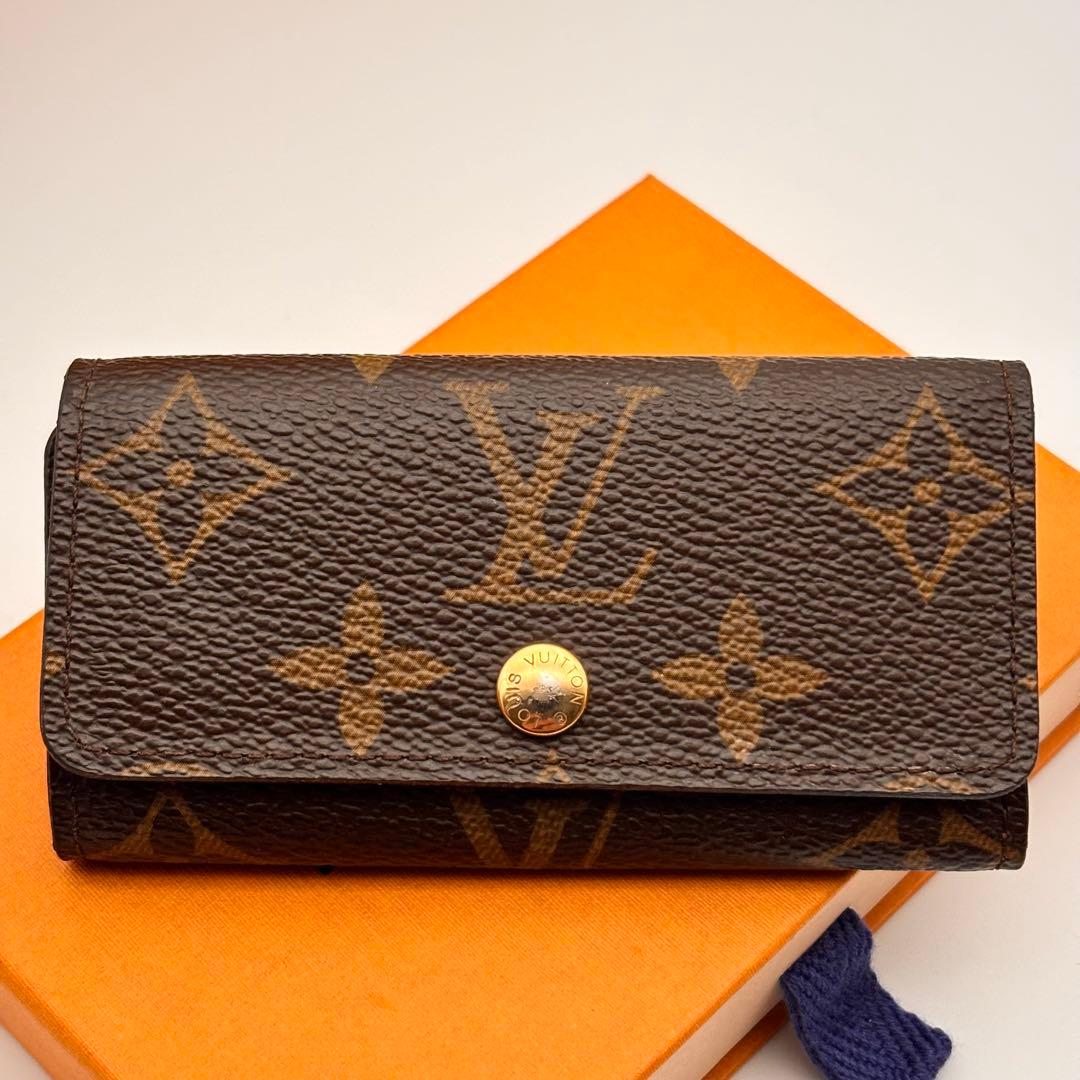 【鑑定済み】✨美品✨ルイヴィトン✨モノグラム キーケース ミュルティクレ4