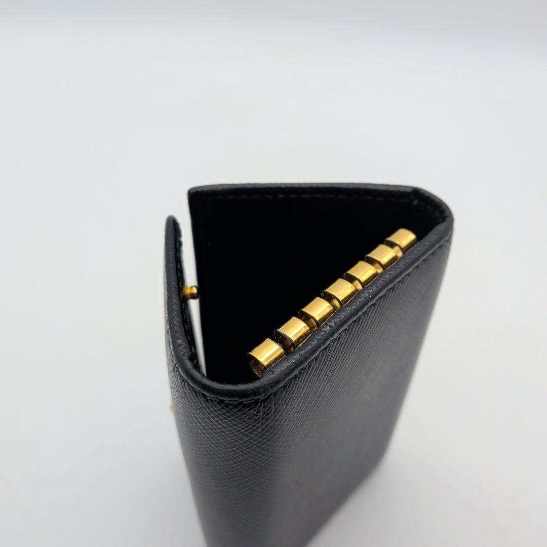 【ギャランディカード有】PRADA プラダ キーケース ブラック