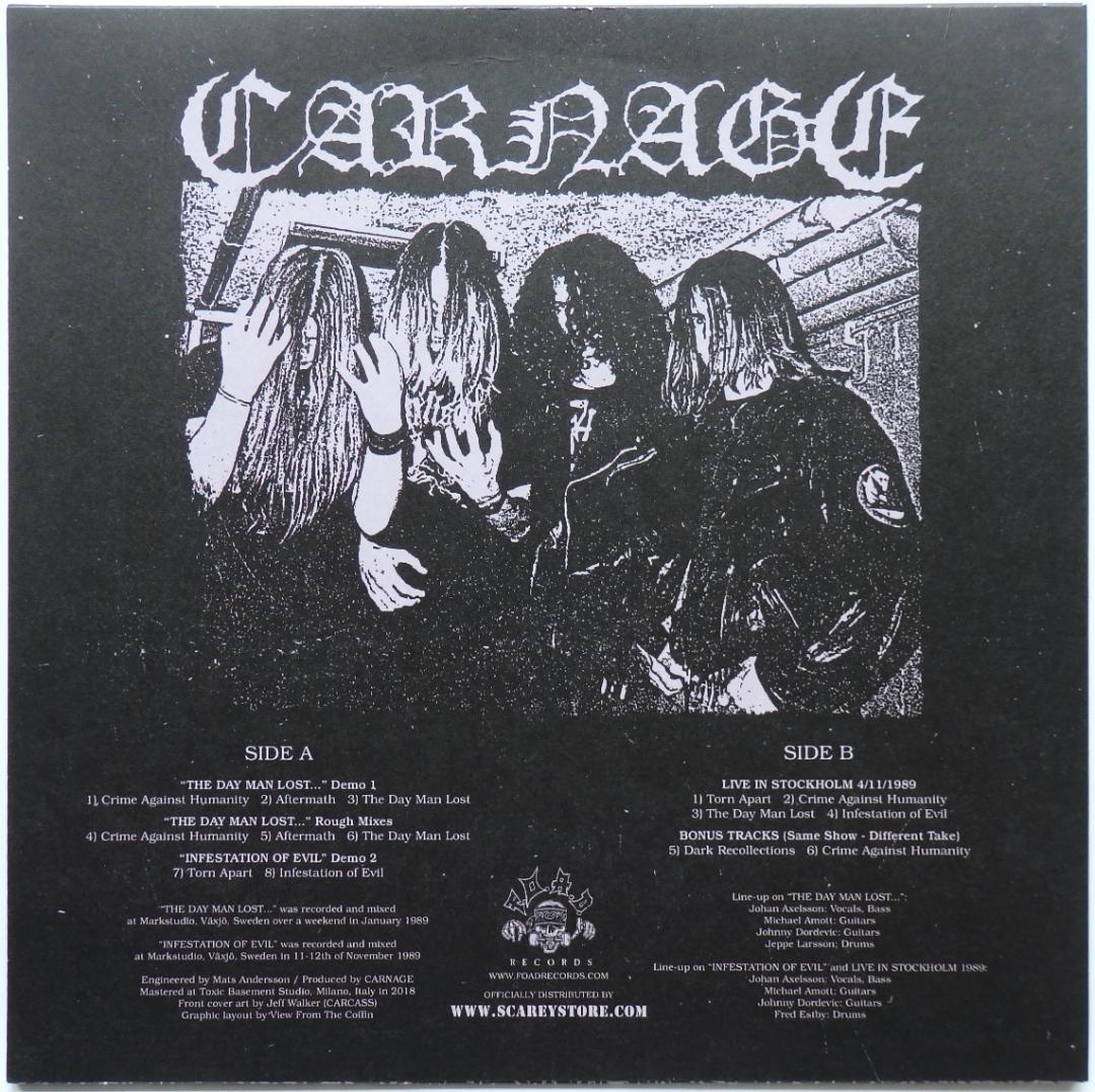 初期音源集 限定盤 CARNAGE The Day Man Lost...