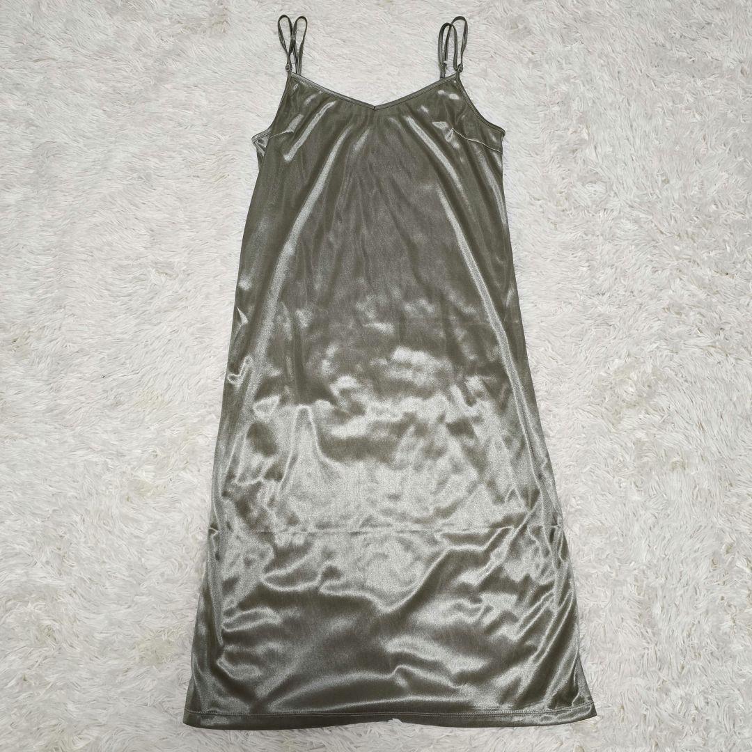 【美品】Ameri vintage TULLE DOCKING DRESS S